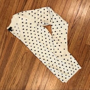 Polka-dot heart sweater